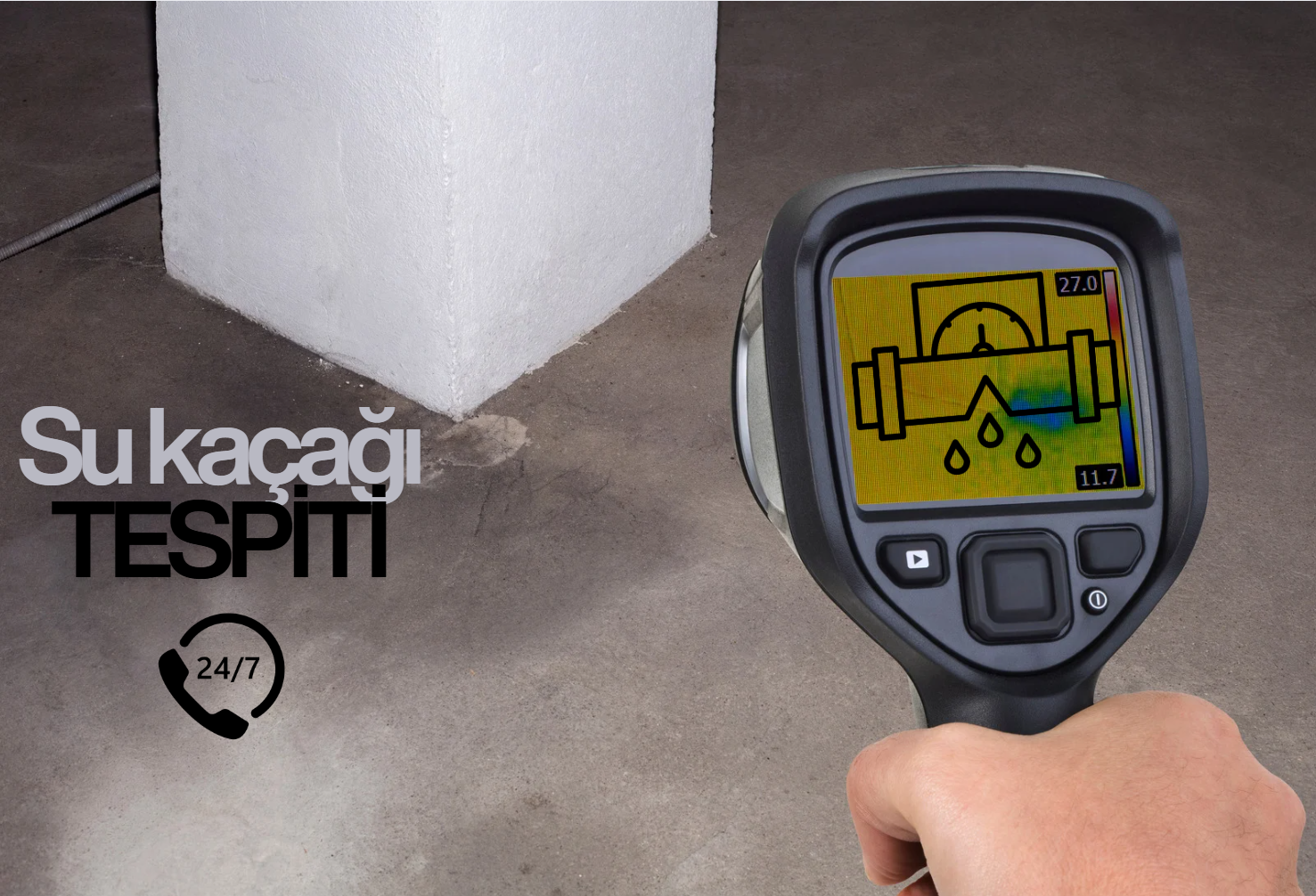 mersin su kaçağı tespiti